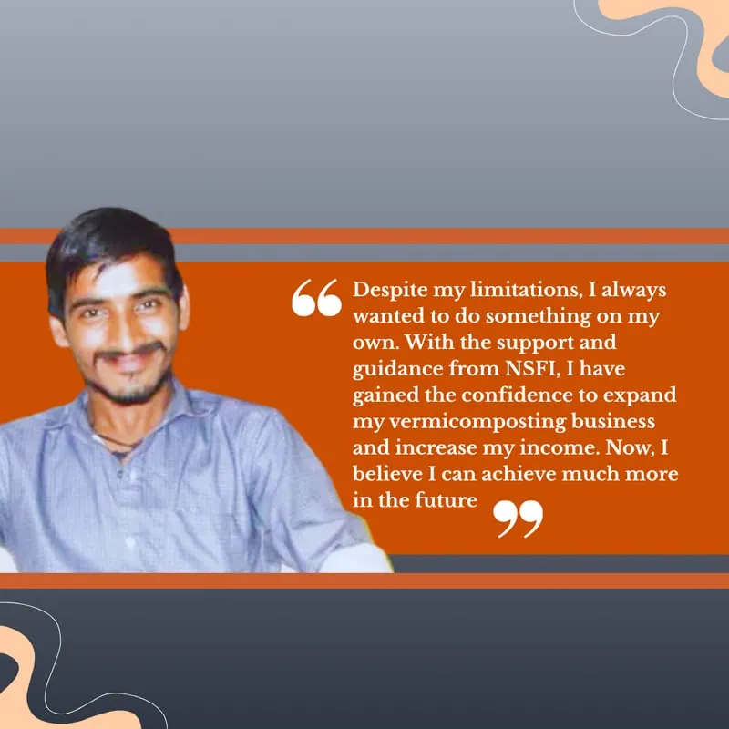 Hitesh Solanki, vermicomposting